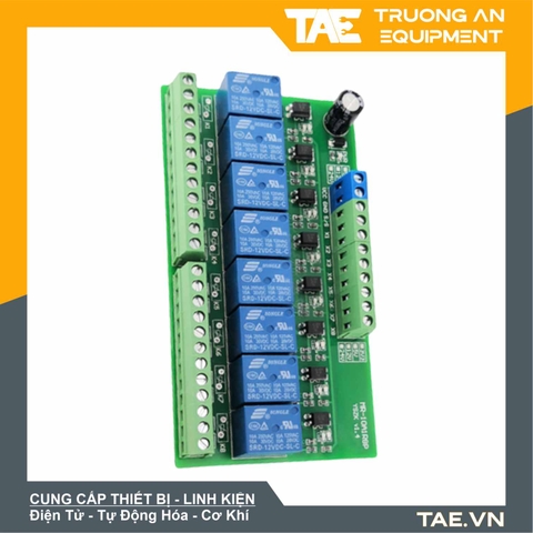 Module Điều Khiển Tín Hiệu PLC Cách Ly Relay 8 Kênh