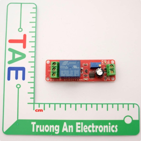MODULE RELAY 5V 12V tạo trễ, đóng ngắt thiết bị NE555