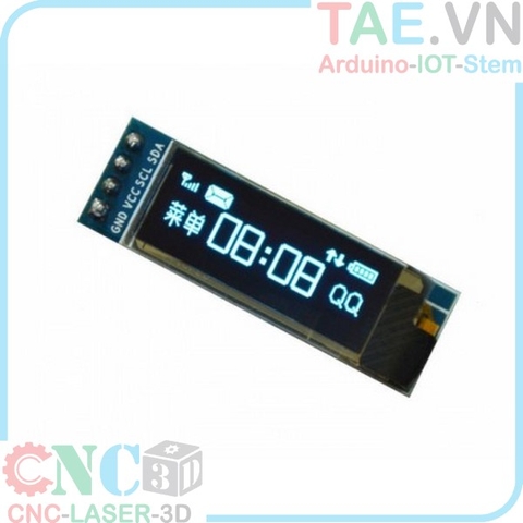 Màn Hình Oled 0.91 Inch Giao Tiếp I2C