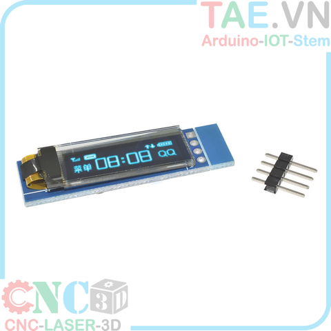 Màn Hình Oled 0.91 Inch Giao Tiếp I2C