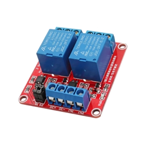 Relay 2 Kênh 24VDC Opto Cách Ly