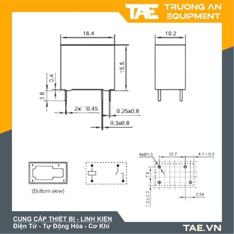 Relay Công Suất HF32F (10A 250VAC/30VDC)