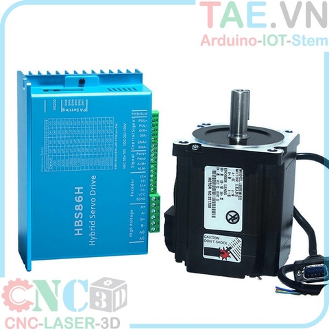 Combo Stepping motor 86HSE4N  4.5N.M+ Driver HSB86H