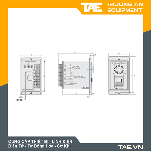 Bộ Điều Khiển Tốc Độ Động cơ AC SPG LikeNew - SUA