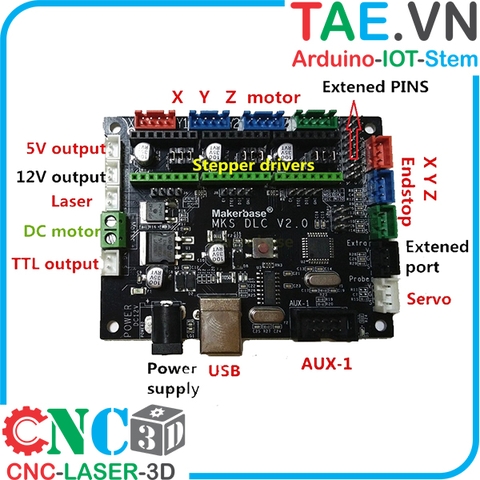 Mạch Điều Khiển Máy CNC MKS DLC V2.0