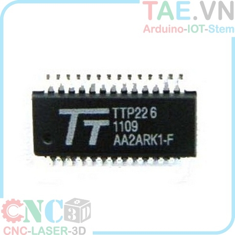 TTP226 Cảm ứng điện dung 8 nút
