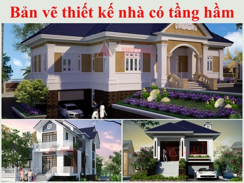 Tiêu chuẩn kỹ thuật và lưu ý khi thực hiện bản vẽ thiết kế nhà có tầng hầm- KTS tư vấn