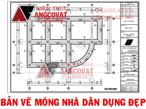 Những bản vẽ móng nhà dân dụng 1, 2, 3 tầng chắc chắn và hợp lý dành cho các bạn
