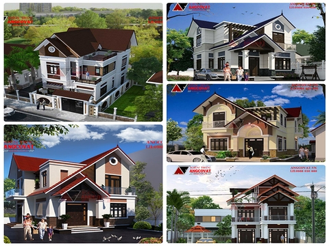 Săn lùng 99+ mẫu nhà biệt thự 2 tầng mặt tiền 9m đẹp hút hồn