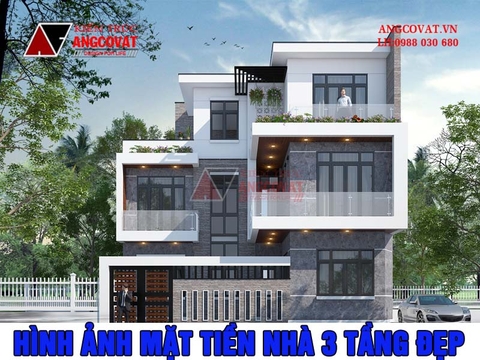Chia sẻ 25+ hình ảnh mặt tiền nhà 3 tầng đẹp “khó cưỡng”