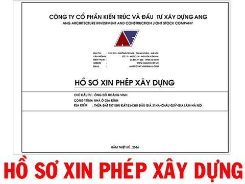 Một bộ hồ sơ xin cấp phép xây dựng nhà ở bao gồm những gì? TV107066