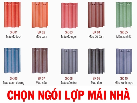 Tư vấn kinh nghiệm lựa chọn ngói lợp mái nhà tốt nhất hiện nay! TV601076