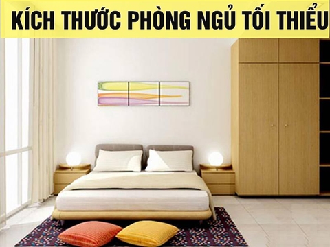 Chuyên gia tư vấn: Kích thước phòng ngủ tối thiểu hợp lý