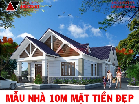 Những thiết kế mau nha 10m mat tien tiện lợi nhưng không kém phần sang trọng