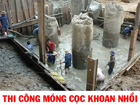 Thế nào là phương pháp thi công móng cọc khoan nhồi?
