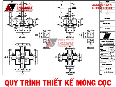 Quy trình thiết kế móng cọc trong thiết kế nhà dân dụng