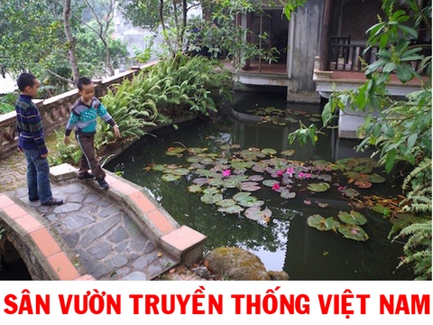 Thế nào là sân vườn truyền thống việt nam?