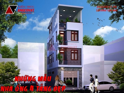 Khẳng định đẳng cấp  với những mẫu nhà ống 4 tầng đẹp đón đầu xu hướng thiết kế nhà hiện nay
