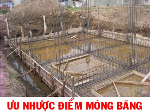 Bỏ túi những ưu nhược điểm của móng băng trước khi xây nhà
