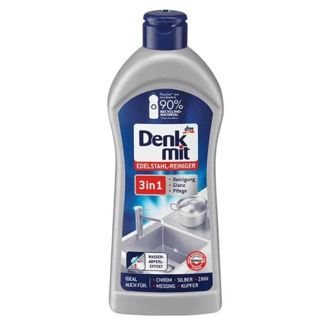 Dung dịch tẩy rửa vệ sinh xoong nồi Inox Denkmit 3 in 1 300ml - VSN03901