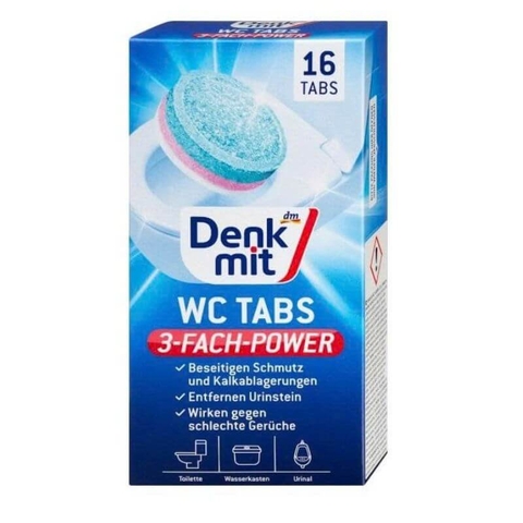 Viên nén vệ sinh bồn cầu Denkmit WC 16 viên - VSN01403
