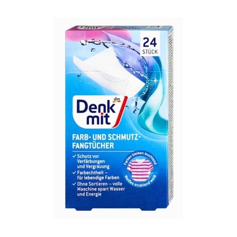 Giấy chống loang màu quần áo Denkmit 24 miếng - BGT02901