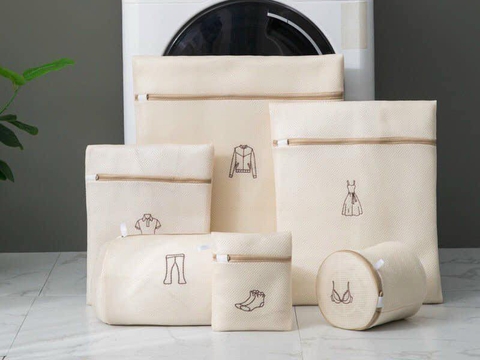 Set túi lưới giặt đồ 6 món 3 lớp cao cấp - BGT03901