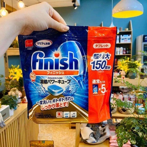 Viên rửa chén bát Finish Nhật Bản bịch 150 viên - BGT05301