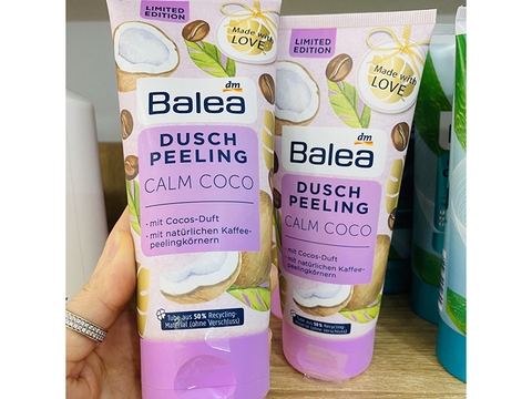 Sữa tắm tẩy da chết Balea Dusch Peeling-Calm Coco - GXT058