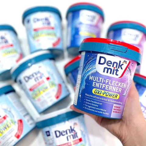 Bột tẩy vết bẩn dành cho quần áo màu Denkmit nắp đỏ 750g - BGT028011