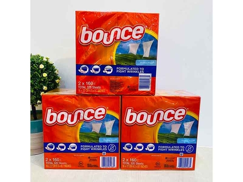 Giấy thơm quần áo Bounce 160 miếng - BGT040