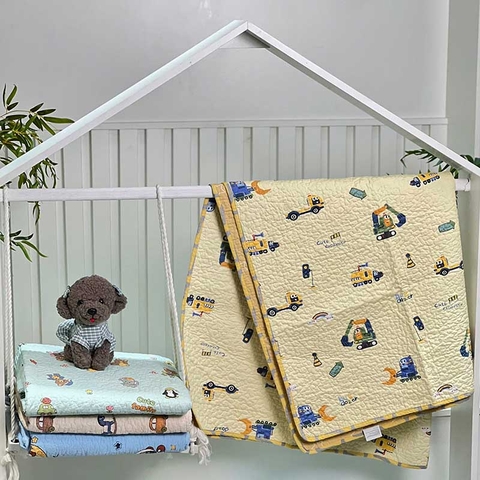 Chăn lẻ 110x130cm - xe công trường - CLB0236101