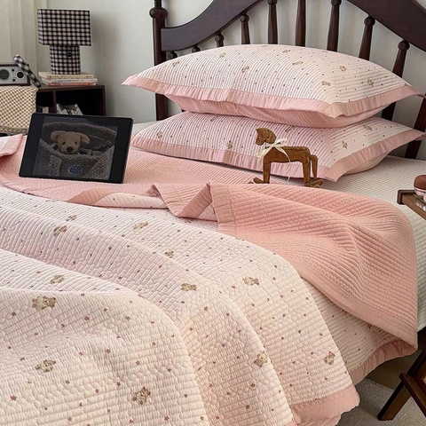 Chăn bộ 3 món 200x230cm - Hồng - CNB3065904