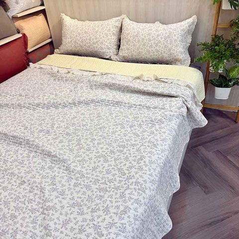 Chăn bộ 230x240cm - Trắng - CNB3066903