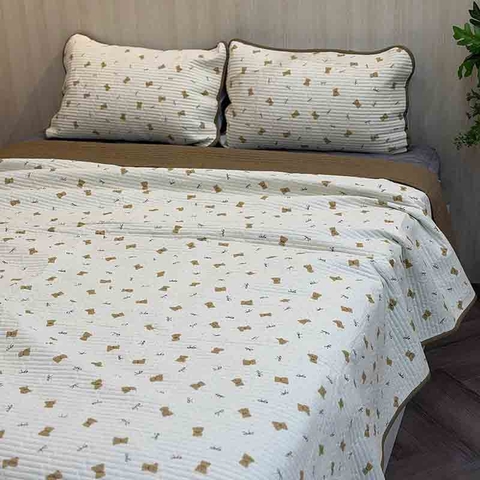 Chăn bộ 3 món cotton 200x220cm - CNB307003