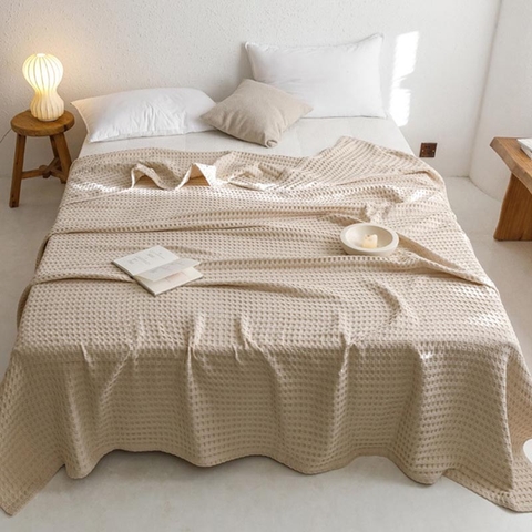 Chăn lẻ 200x230cm - màu cafe sữa - CNL070023