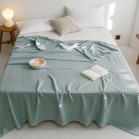 Chăn lẻ 200x230cm - màu xanh dương - CNL070043