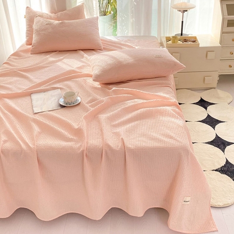 Drap phủ 180x200cm - màu hồng  - DRP03517