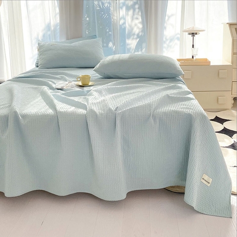 Drap phủ 180x200cm - màu xanh dương  - DRP03537