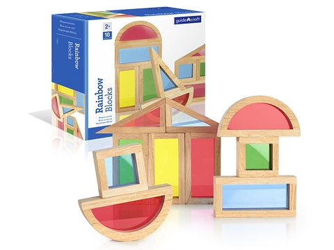 Rainbow Blocks - 10 pc. Set - G3015