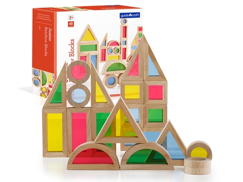 Jr. Rainbow Blocks - 40 pc.set - G3083