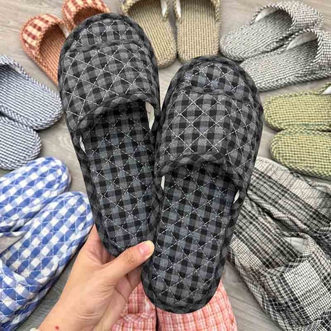 Dép vải trong nhà đế 2 lớp Size 42-43 - Mẫu 2 - GDP112023
