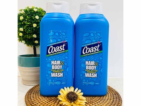 Sữa tắm gội Coast (chai TO) Hair & Body Wash 946ml - GXT01102