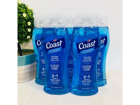 Sữa tắm gội Coast (NHỎ) Hair & Body Wash 532ml - GXT01103