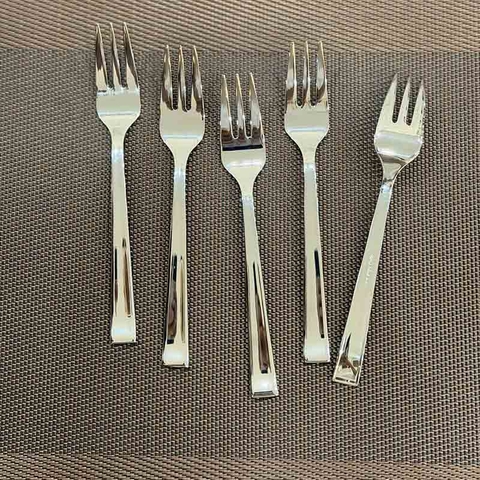 Combo 10 nĩa nhỏ Villeroy 16cm cán bầu - MNG035