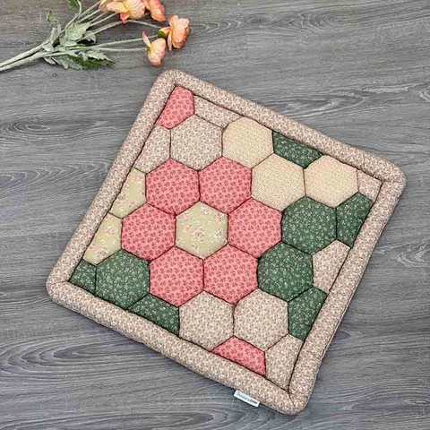 Nệm lót ghế ngồi vuông 50x50cm - Hồng - NNG108002