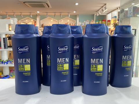 Sữa tắm và gội SUAVE MEN 828ml - GXT072