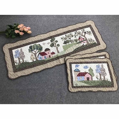 Thảm set 2 - Ngôi nhà hồng TDA04704 vs TCC04504 - T2N04704