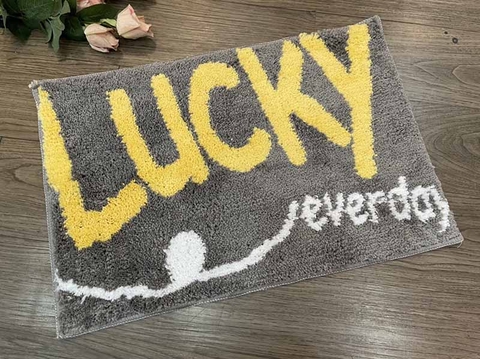 Thảm chùi chân lông 40x60 - LUCKY everyday - TLC05501