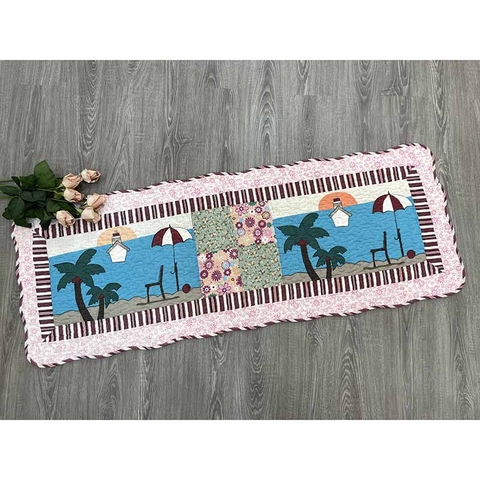 Thảm dài - The beach - Pink - TDA15203